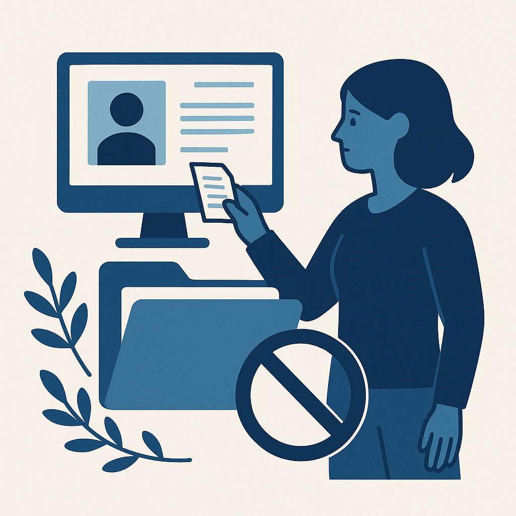 Illustration : Peut-on demander à l’ANTS la suppression de ses données personnelles ?