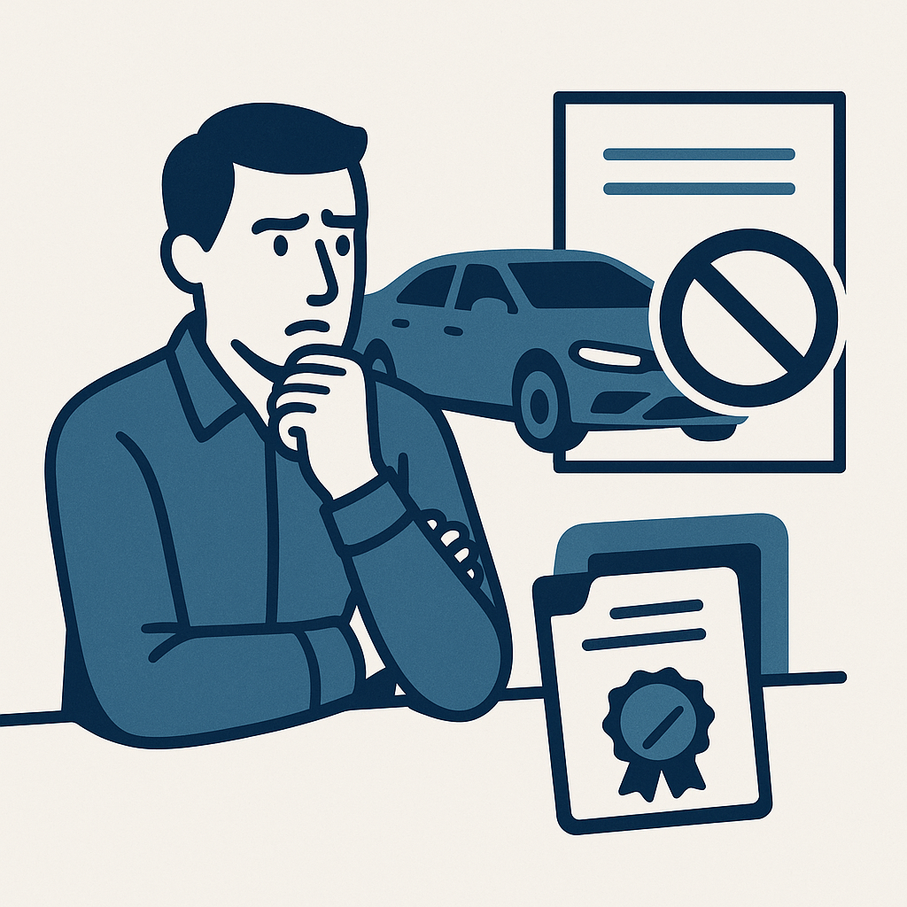 Illustration : Qu’est-ce qui pourrait empêcher l’émission d’un certificat de non-gage ?