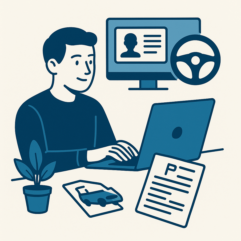 Illustration : Peut-on refaire son permis de conduire en ligne via l’ANTS ?