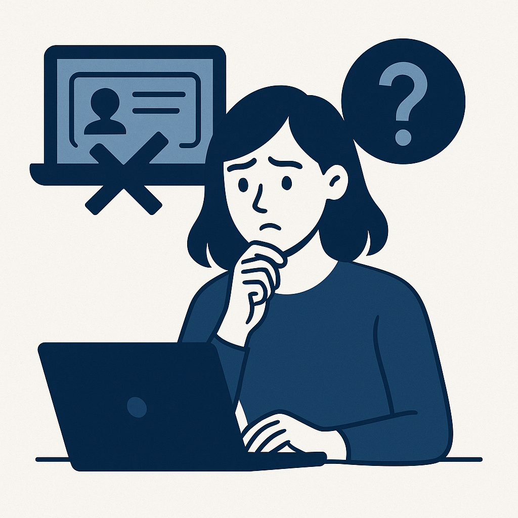 Illustration : Que faire si ma demande de carte grise en ligne est refusée ?