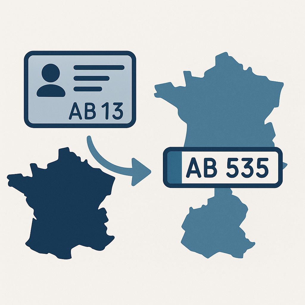 Illustration : Carte grise : est-ce que mon numéro change après un déménagement inter-régional ?