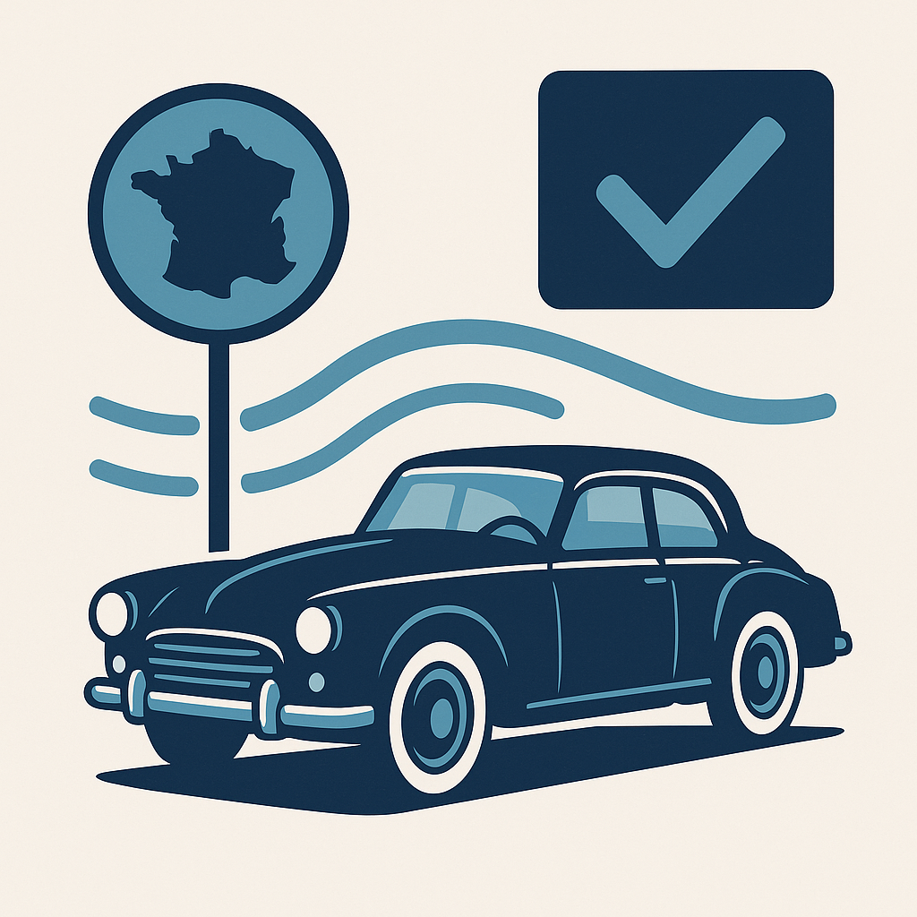 Illustration : Quelles sont les règles spécifiques de conduite pour les véhicules de collection ?