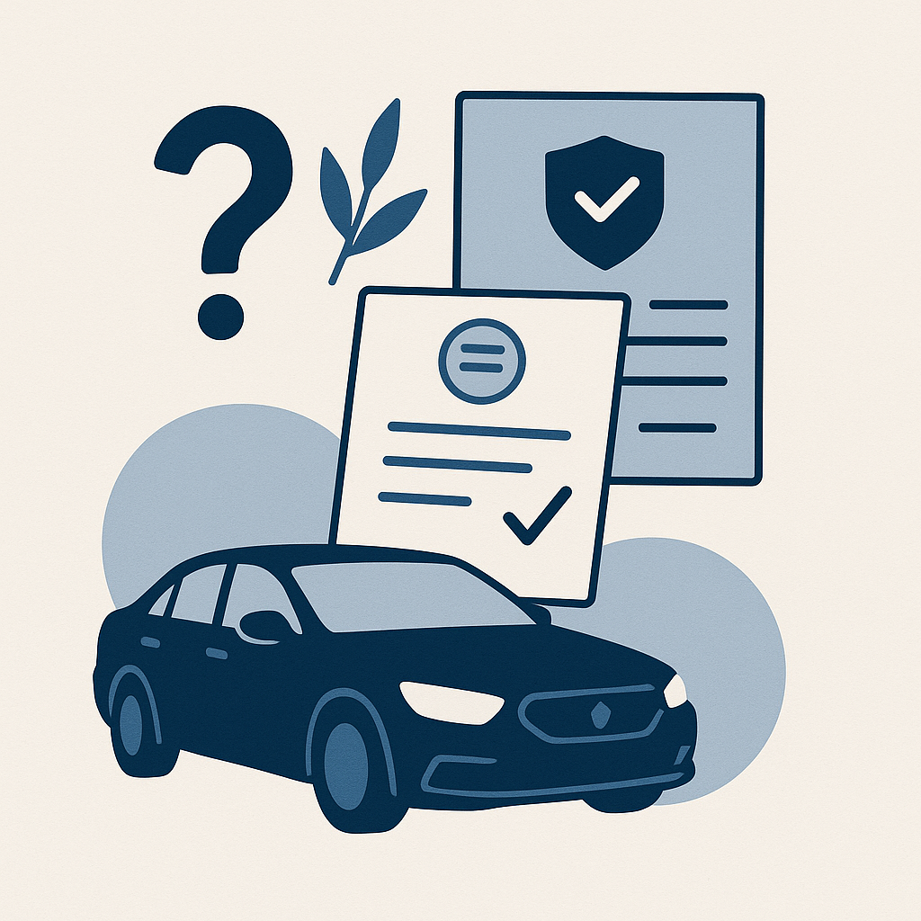 Illustration : Quel est le lien entre le certificat de non-gage et l’assurance auto ?