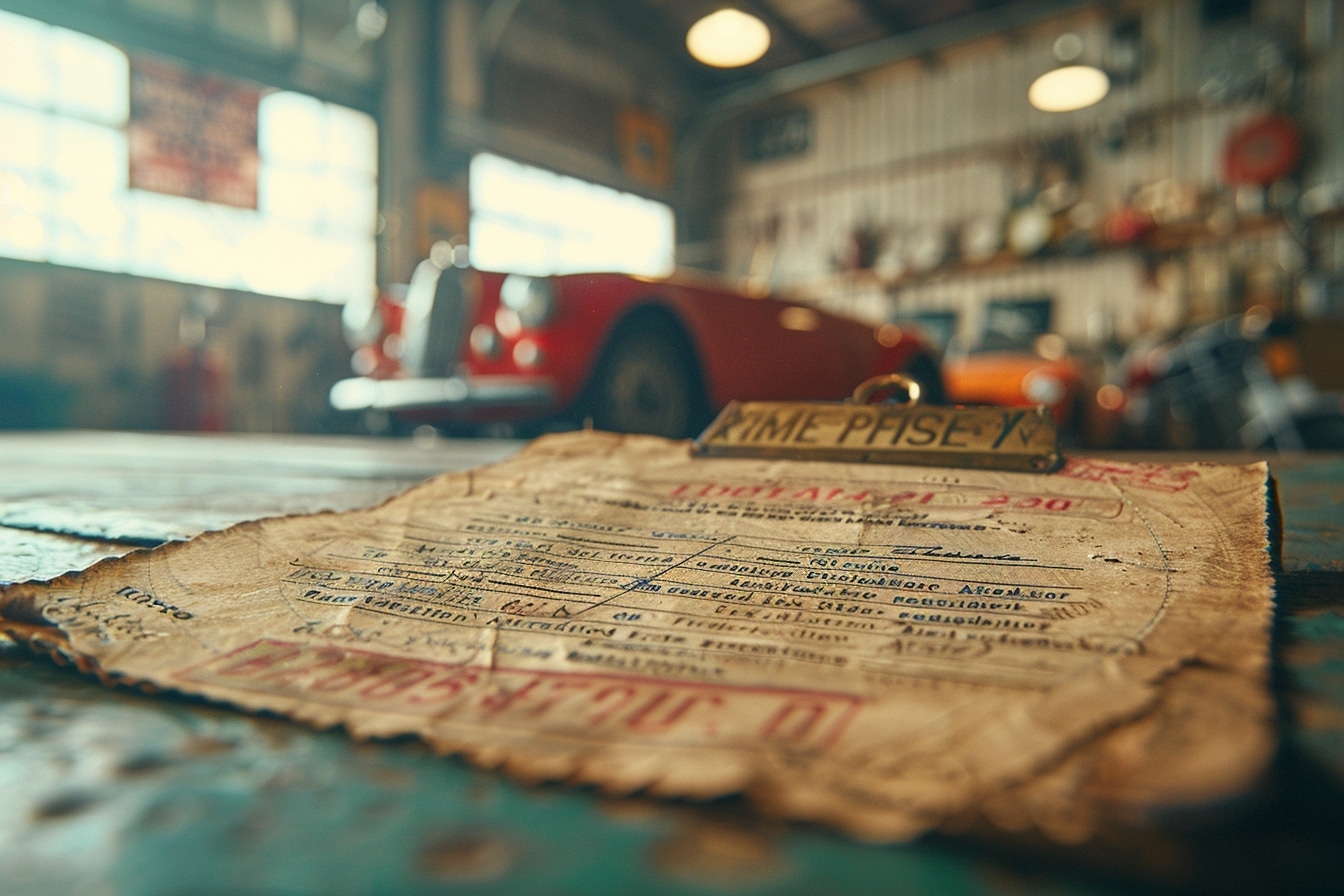 Fournir des preuves d’historique du véhicule ou de la moto pour l’obtention d’une carte grise de collection