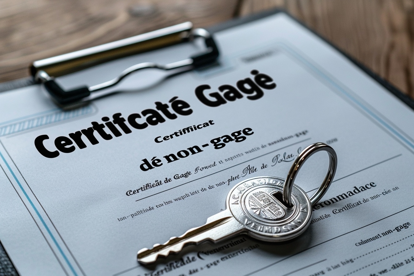 Comment le certificat de non-gage peut-il affecter votre couverture d’assurance auto ?